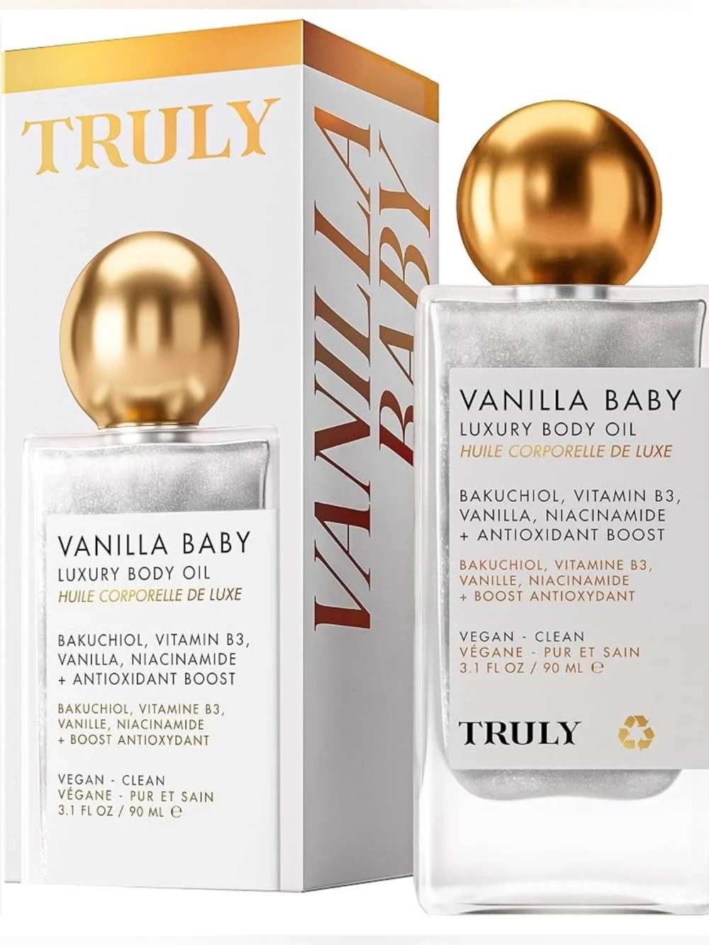 TRULY Vanilla Baby Luxury Body Oil  New!